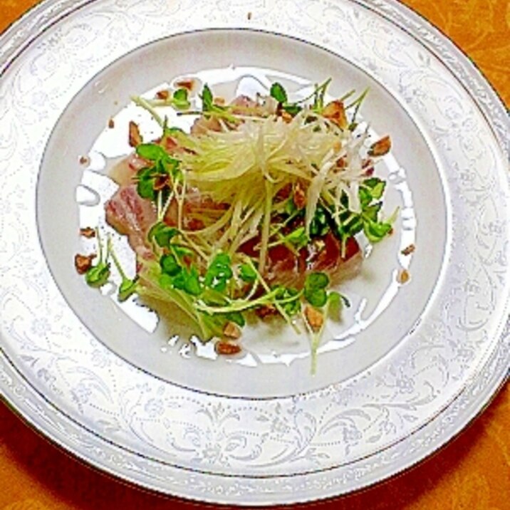 鯛のお刺身中華風 身近な材料で レシピ 作り方 By まこすきやき 楽天レシピ 鯛のお刺身中華風 身近な材料で レシピ 作り方 By まこすきやき 楽天レシピ